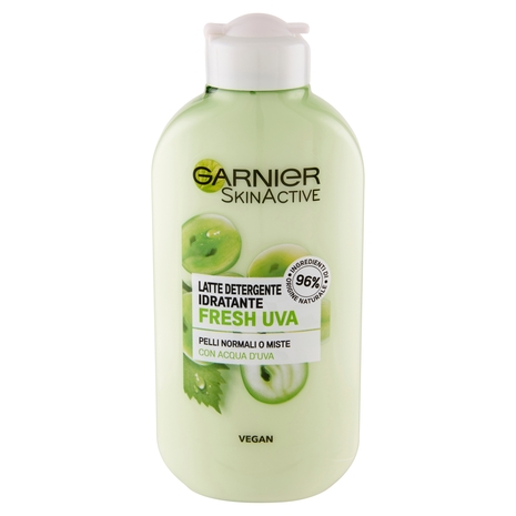 Garnier SkinActive Latte Detergente Viso e Occhi, Pelli Normali e Miste, 200 ml